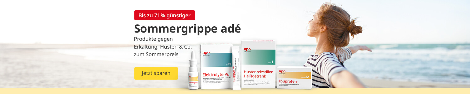 Sommergrippe adé - Produkte gegen Erkältung, Husten & Co. zum Sommerpreis