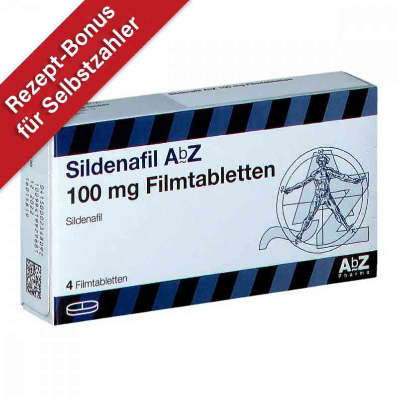 Sildenafil AbZ 100mg 4 stk von AbZ Pharma GmbH PZN 00234809