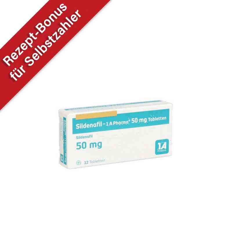Sildenafil-1A Pharma 50mg 12 stk von 1 A Pharma GmbH PZN 01620816