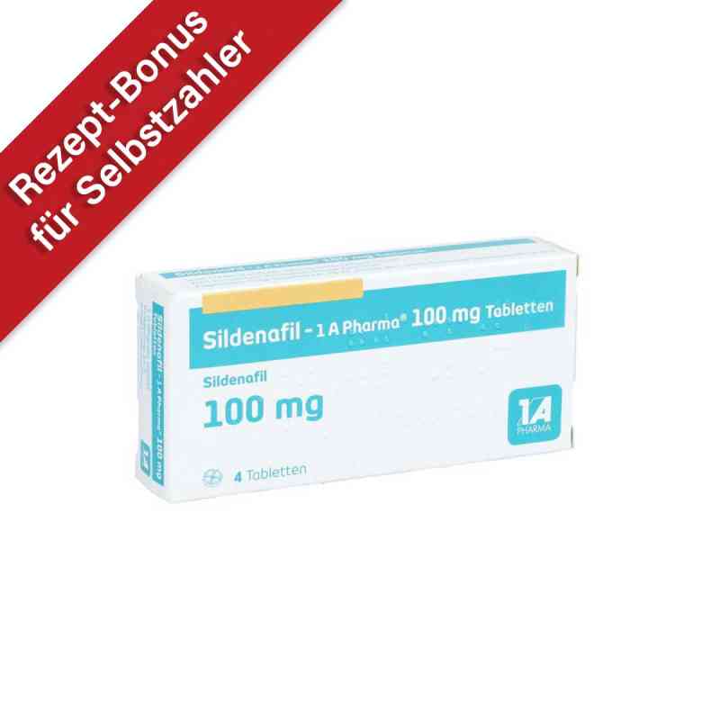 Sildenafil-1A Pharma 100mg 4 stk von 1 A Pharma GmbH PZN 01620822