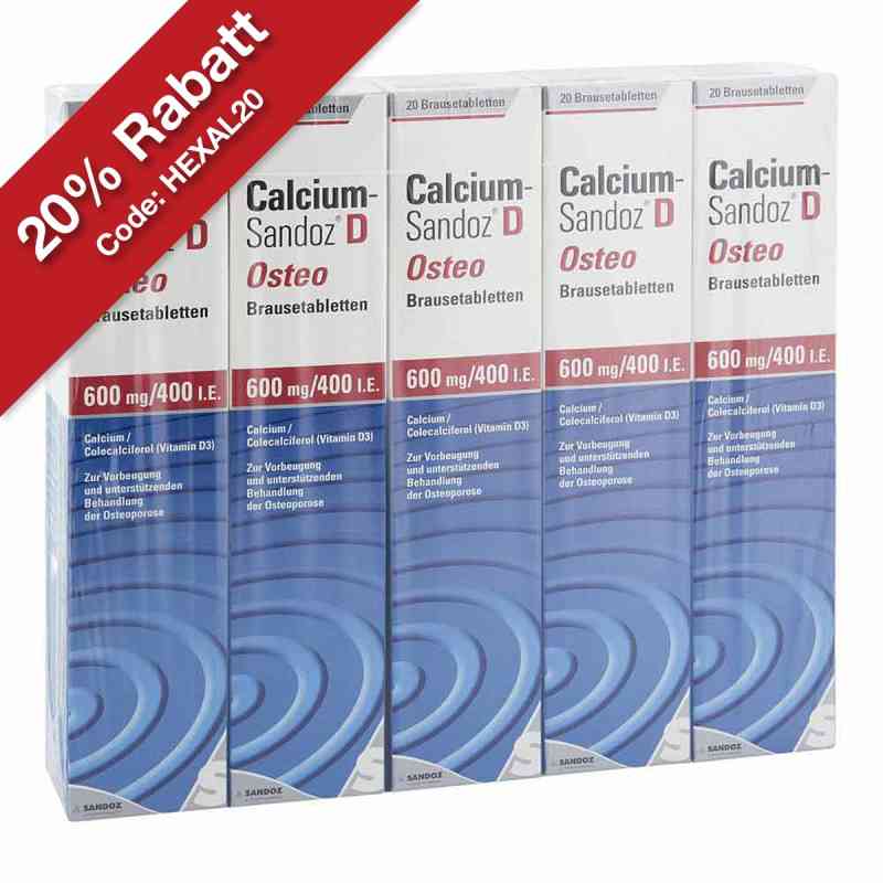 Calcium-Sandoz® D Osteo Brausetabletten 100 stk von Hexal AG PZN 02340160