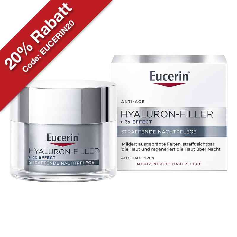 Eucerin Hyaluron-Filler + 3x Effect Nachtpflege 50 ml von Beiersdorf AG Eucerin PZN 04668723