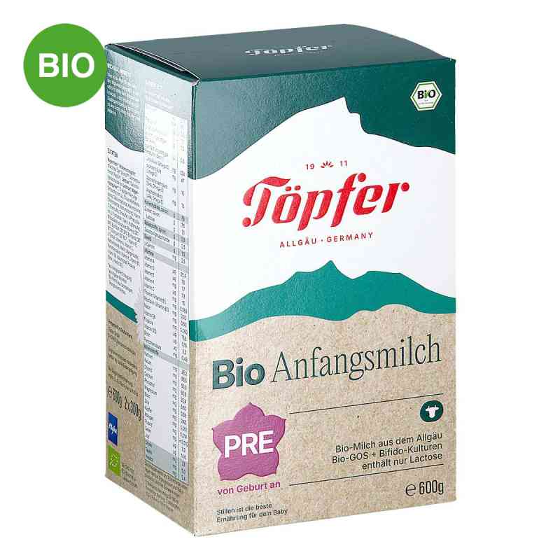 Töpfer BIO PRE Anfangsmilch 600 g von TöPFER GmbH PZN 06081873