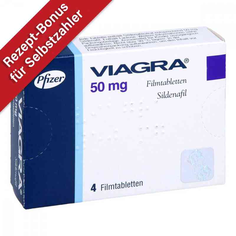 Viagra 50 mg Filmtabletten 4 stk von Viatris Healthcare GmbH PZN 08906792