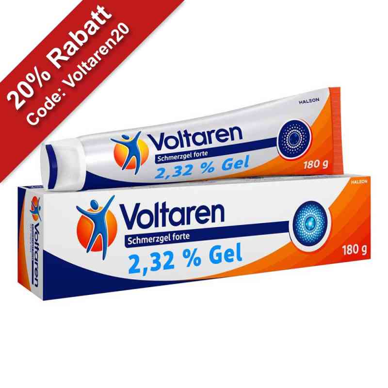 Voltaren Schmerzgel forte 23,2 mg/g Gel mit Diclofenac 180 g von Haleon Germany GmbH PZN 11240397