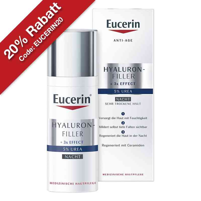 Eucerin Hyaluron-Filler Urea Nacht Creme 50 ml von Beiersdorf AG Eucerin PZN 14216005