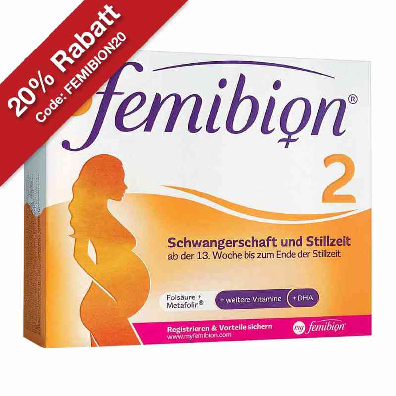 Femibion 2 Schwangerschaft+Stillzeit ohne Jod Tab. 2X60 stk von WICK Pharma - Zweigniederlassung der Procter & Gam PZN 15200041