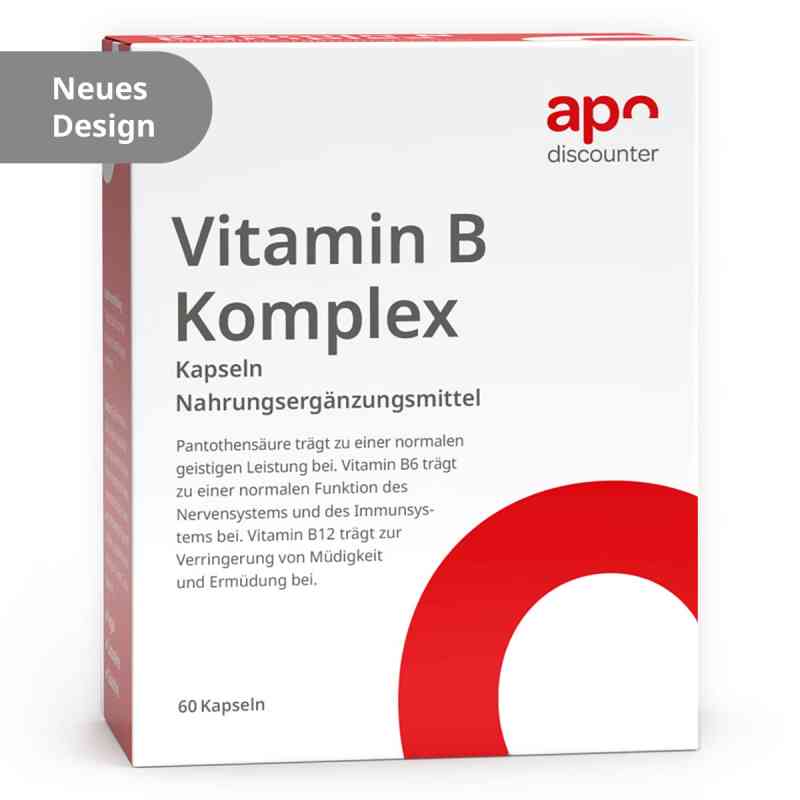 Vitamin B Komplex Kapseln von apodiscounter 60 stk von apo.com Group GmbH PZN 16498752