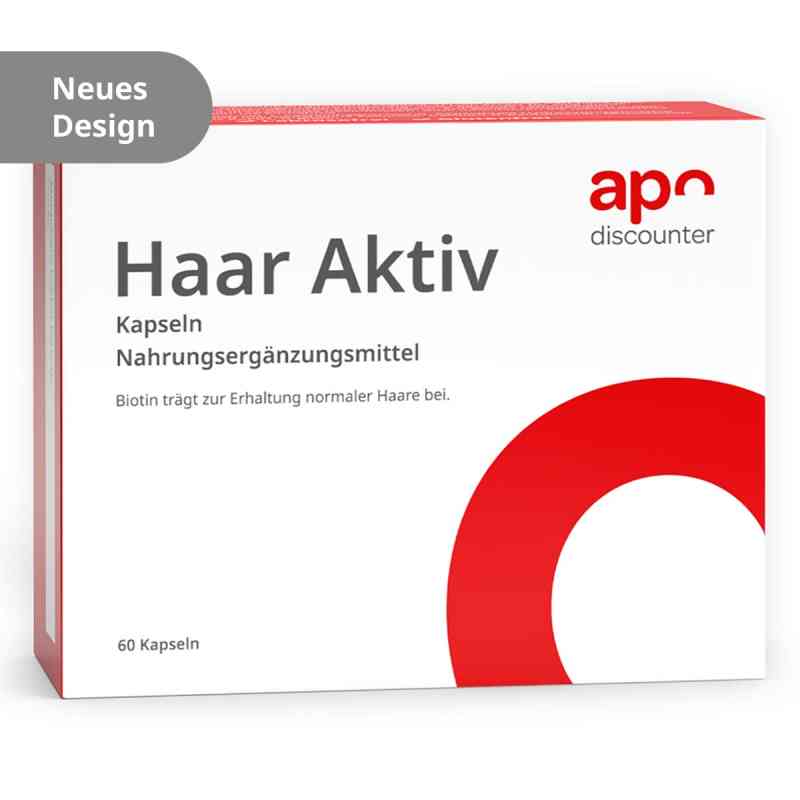 Haar Aktiv Kapseln von apodiscounter 60 stk von apo.com Group GmbH PZN 16604467