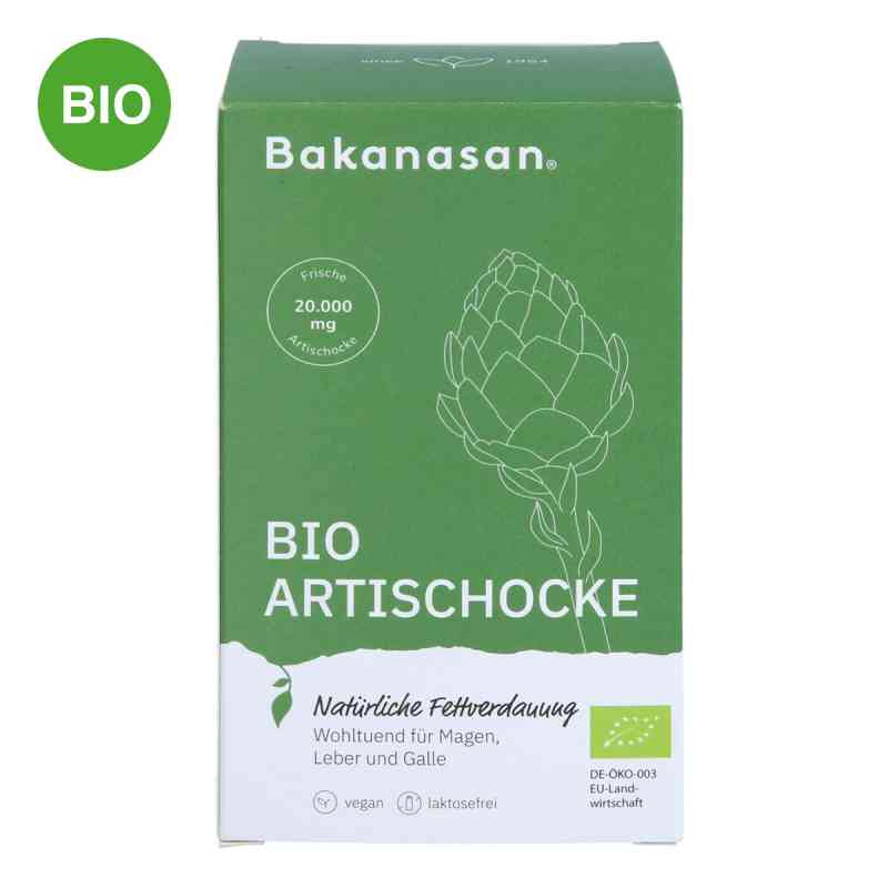 Bakanasan Bio Artischocke Kapseln 100 stk von Hansa Naturheilmittel GmbH PZN 18774162