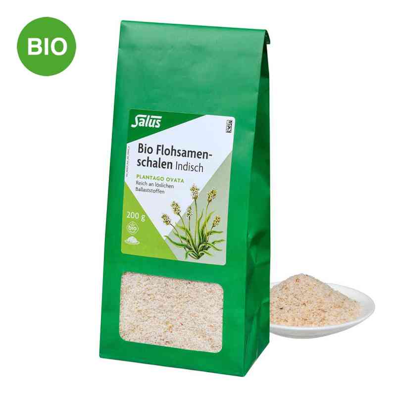 Bio Flohsamenschalen indisch Beutel 200 g von SALUS Pharma GmbH PZN 19861992