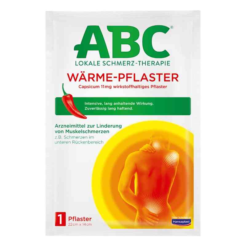ABC Wärme-Pflaster Capsicum 11mg Hansaplast med 1 stk von Beiersdorf AG PZN 02295494