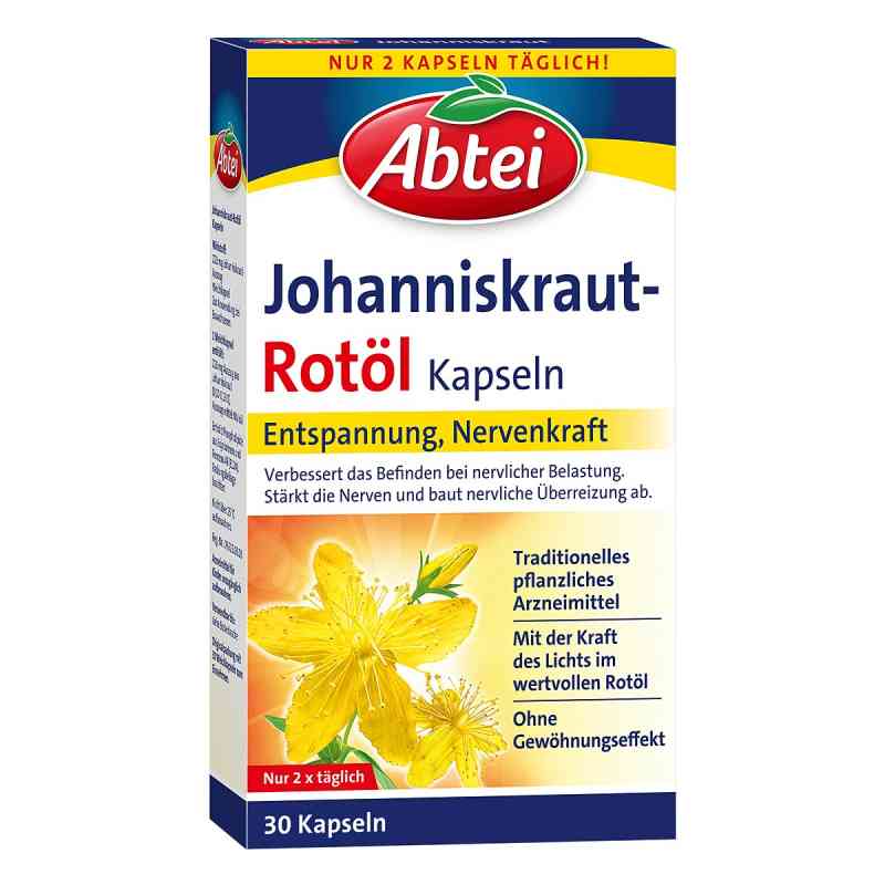Abtei Johanniskraut Rotöl Kapseln 30 stk von Perrigo Deutschland GmbH PZN 10169438