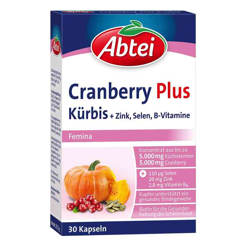 Abtei Kürbis Plus Cranberry Kapseln 30 stk von Perrigo Deutschland GmbH PZN 11111300