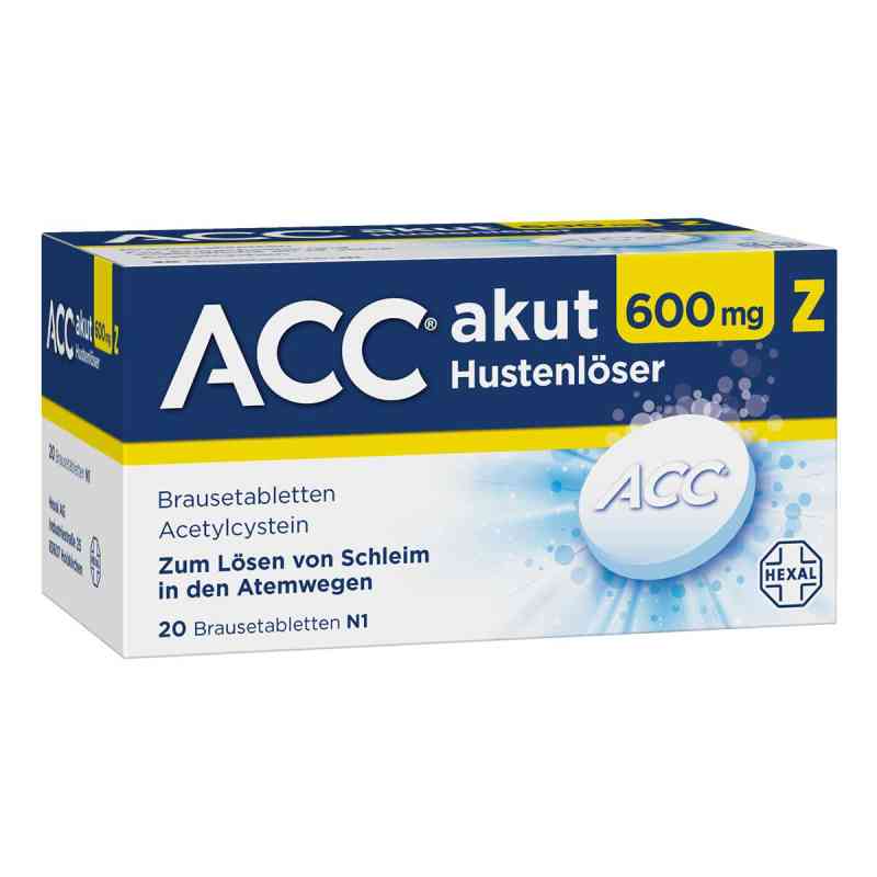 ACC® akut 600 Z Hustenlöser Brausetabletten 20 stk von Hexal AG PZN 03294723