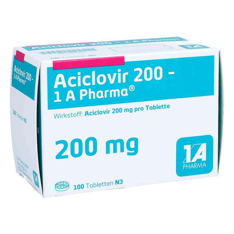 Aciclovir 200-1A Pharma 100 stk von 1 A Pharma GmbH PZN 00870474