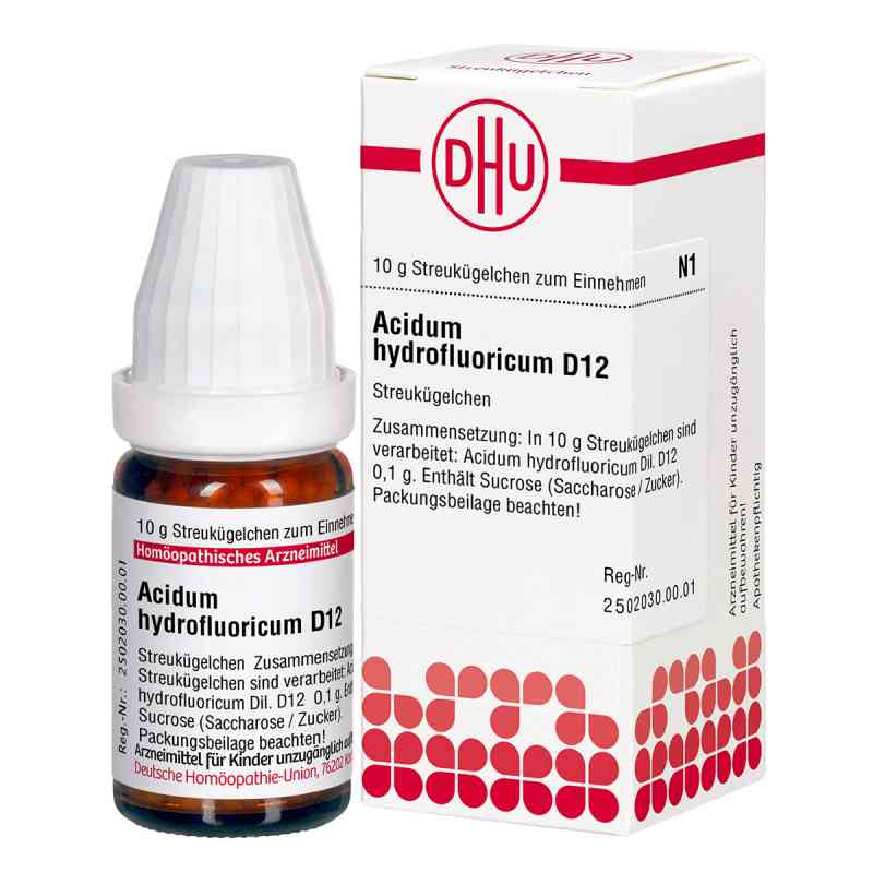 Acidum Hydrofluoricum D 12 Globuli 10 g von DHU-Arzneimittel GmbH & Co. KG PZN 02891894