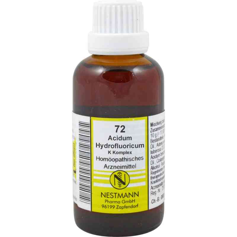 Acidum Hydrofluoricum K Komplex Nummer 72 Dilution 50 ml von NESTMANN Pharma GmbH PZN 08652245