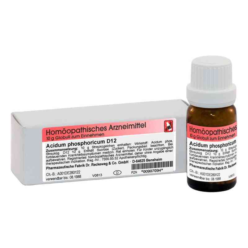 Acidum Phosphoricum D12 Globuli 10 g von Dr.RECKEWEG & Co. GmbH PZN 00907094