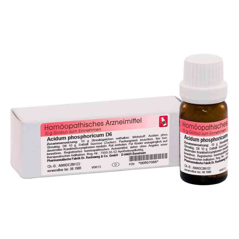 Acidum Phosphoricum D6 Globuli 10 g von Dr.RECKEWEG & Co. GmbH PZN 00907088