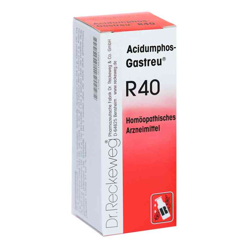 Acidumphos Gastreu R 40 Tropfen zum Einnehmen 50 ml von Dr.RECKEWEG & Co. GmbH PZN 02160831