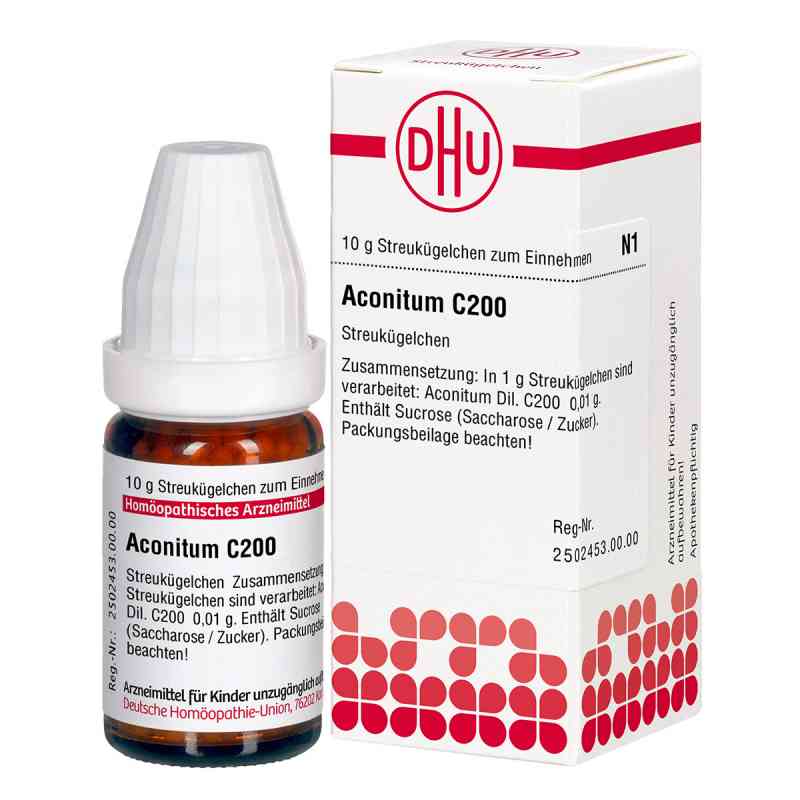 Aconitum C 200 Globuli 10 g von DHU-Arzneimittel GmbH & Co. KG PZN 02892273