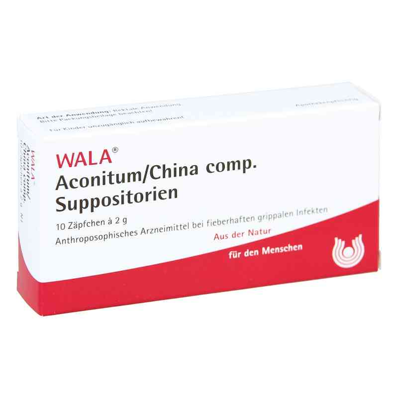 Aconitum/china compositus Suppositorien 10X2 g von WALA Heilmittel GmbH PZN 01880598