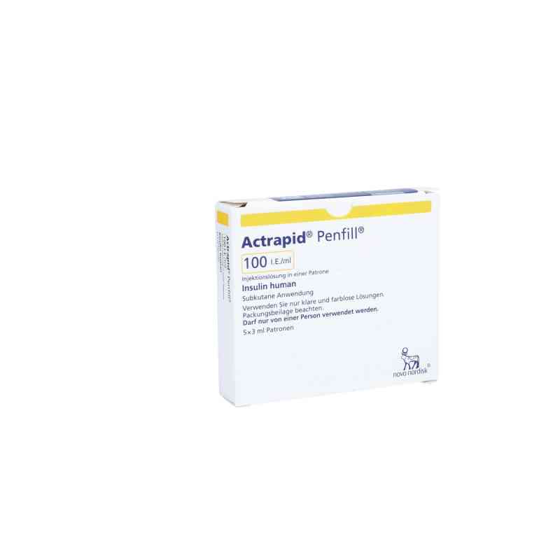 Actrapid Penfill 100 Internationale Einheiten pro Milliliter 5X3 ml von Novo Nordisk Pharma GmbH PZN 00536338