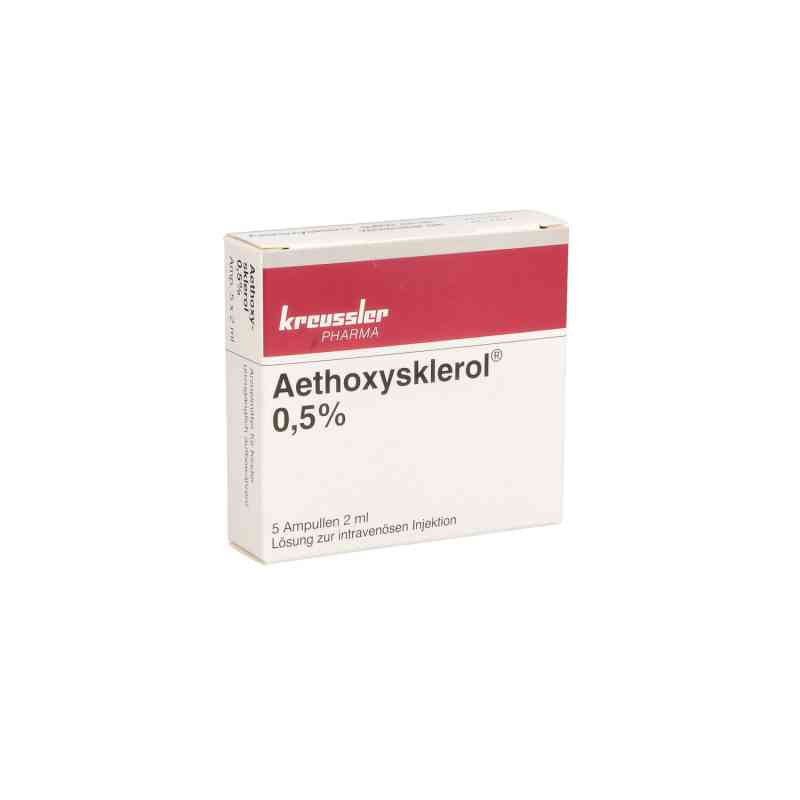 Aethoxysklerol 0,5% Injektionslösung 5X2 ml von Chem. Fabrik Kreussler & Co. Gmb PZN 01291910