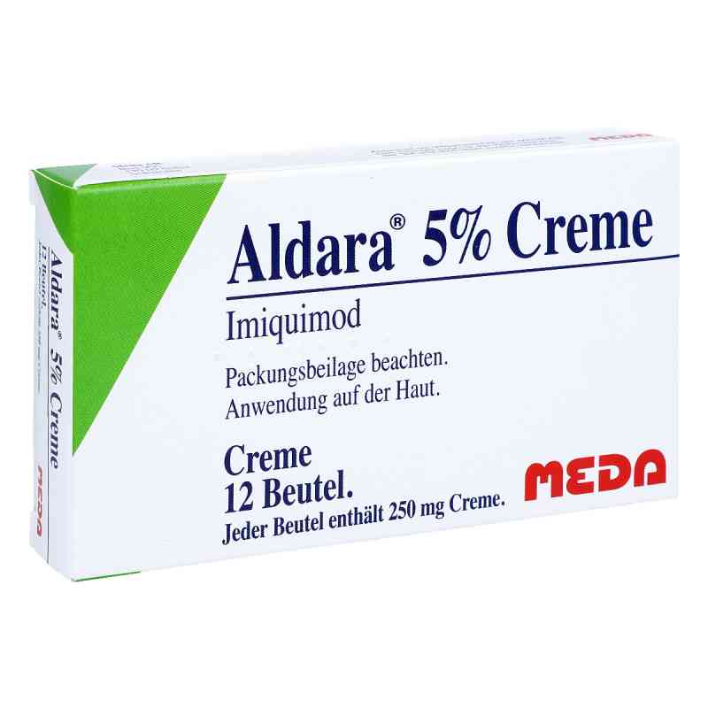 Aldara 5% Creme 12 stk von MEDA Pharma GmbH & Co.KG PZN 00111981