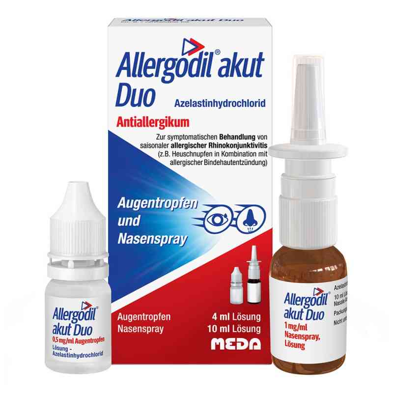 Allergodil akut Duo: Allergie Kombipack bei Heuschnupfen 1 stk von Viatris Healthcare GmbH PZN 00694793
