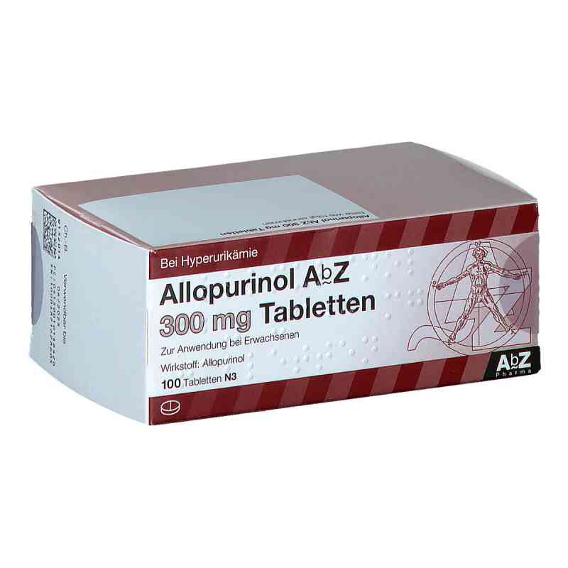 Allopurinol AbZ 300mg 100 stk von AbZ Pharma GmbH PZN 01014642