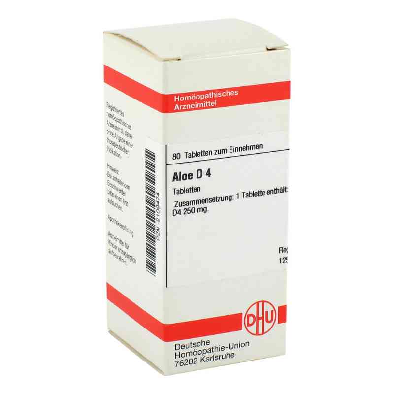 Aloe D4 Tabletten 80 stk von DHU-Arzneimittel GmbH & Co. KG PZN 02109474