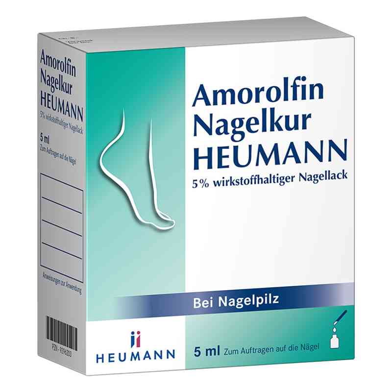 Amorolfin Nagelkur bei Nagelpilz Heumann 5% 5 ml von HEUMANN PHARMA GmbH & Co. Generica KG PZN 09296203