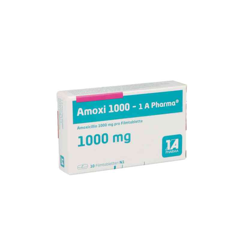Amoxi 1000-1A Pharma 10 stk von 1 A Pharma GmbH PZN 00658805