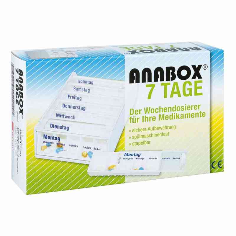 Anabox 7 Tage Wochendosierer weiss 1 stk von WEPA Apothekenbedarf GmbH & Co K PZN 03040916