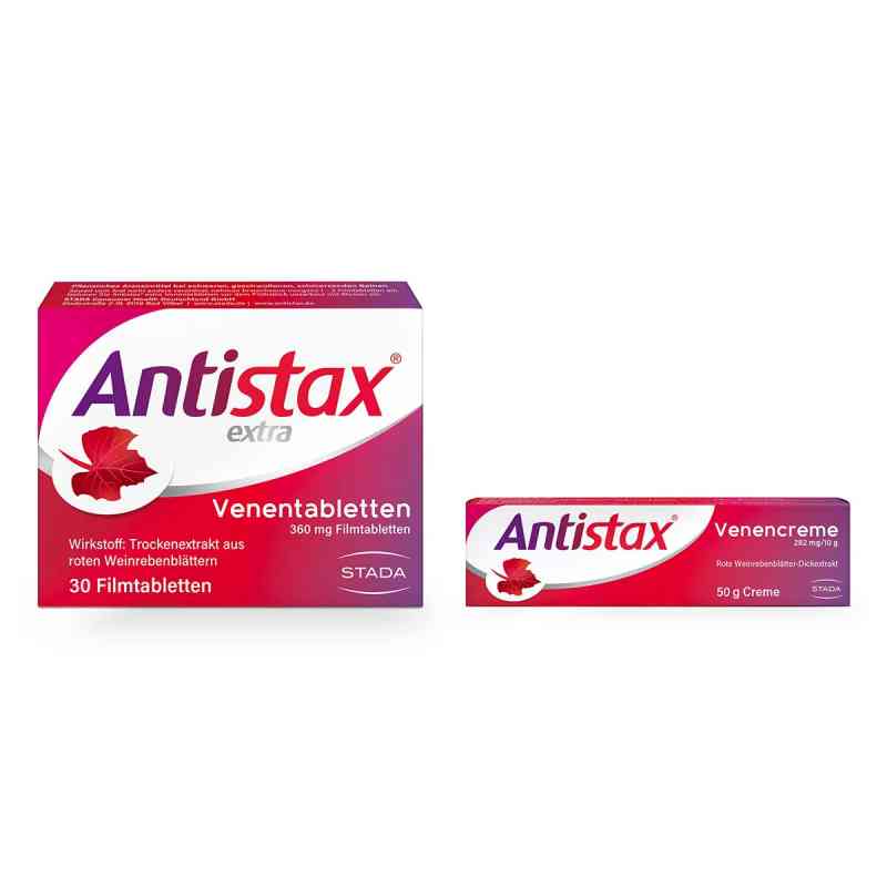 Antistax extra Venentabletten + Venencreme 1 Set von  PZN 08107787