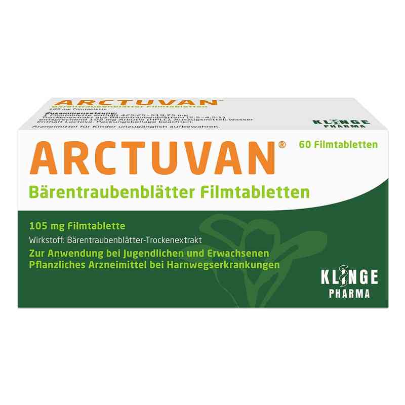 ARCTUVAN Bärentraubenblätter 60 stk von Klinge Pharma GmbH PZN 01532302