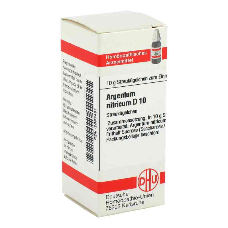 Argentum Nitricum D 10 Globuli 10 g von DHU-Arzneimittel GmbH & Co. KG PZN 02893491