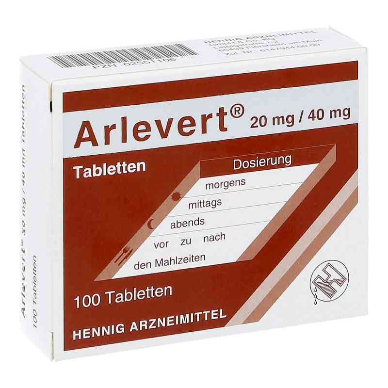 Arlevert 20 mg/40 mg Tabletten 100 stk von Hennig Arzneimittel GmbH & Co. K PZN 02551106