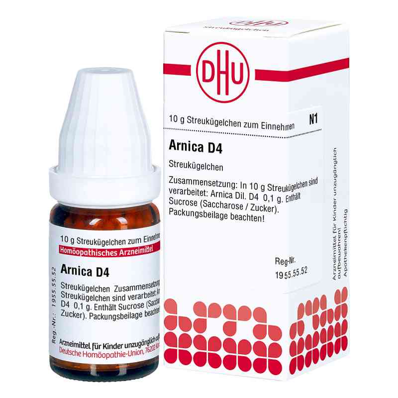 Arnica D 4 Globuli 10 g von DHU-Arzneimittel GmbH & Co. KG PZN 01758437