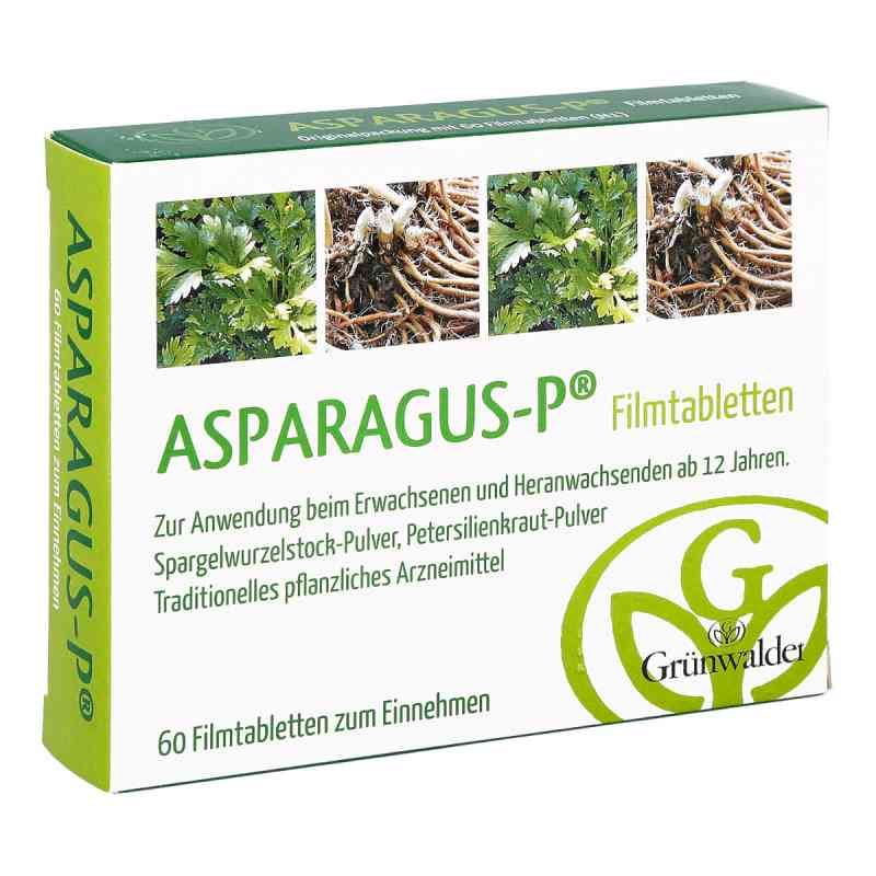 Asparagus-P 60 stk von Grünwalder Gesundheitsprodukte G PZN 02588724