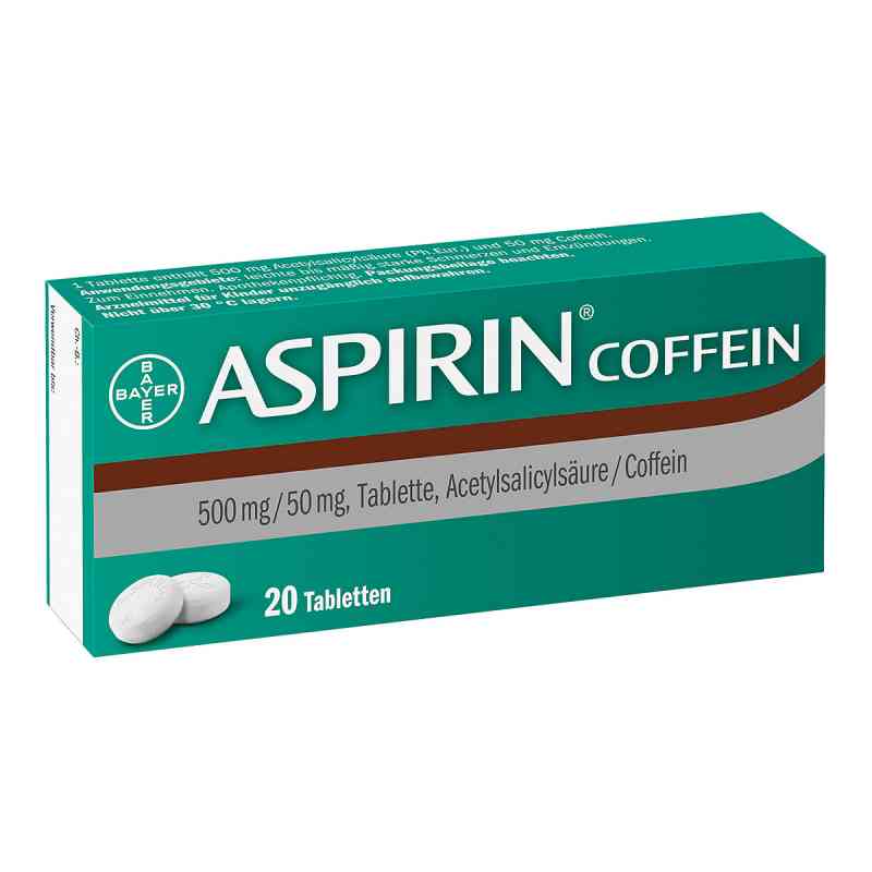 Aspirin Coffein 20 stk von Bayer Vital GmbH PZN 05461711