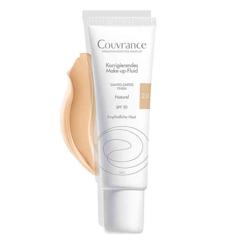 Avène Couvrance korrigierendes Make-up Fluid 2.0 Naturel SPF 20 30 ml von PIERRE FABRE DERMO KOSMETIK GmbH PZN 02024074