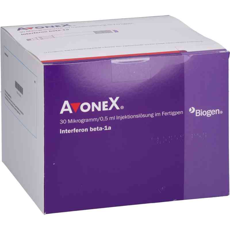 Avonex 30 [my]g/0,5 ml Injektionslösung i.e.Fertig 12 stk von Abacus Medicine A/S PZN 10762461
