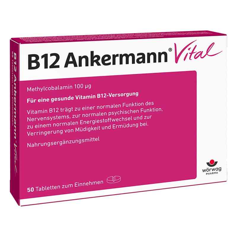 B12 Ankermann Vital Tabletten 50 stk von Artesan Pharma GmbH & Co.KG PZN 11193769