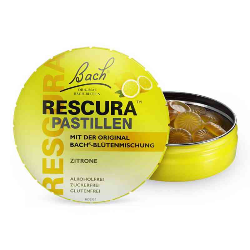 Bachblüten Original Rescura Pastillen Zitrone 50 g von Nelsons GmbH PZN 16391735