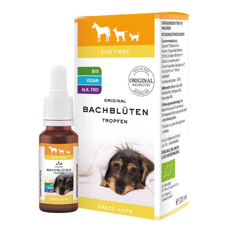 Bachblüten Tiere Tropfen Erste Hilfe 20 ml von Hager Pharma GmbH PZN 16789610