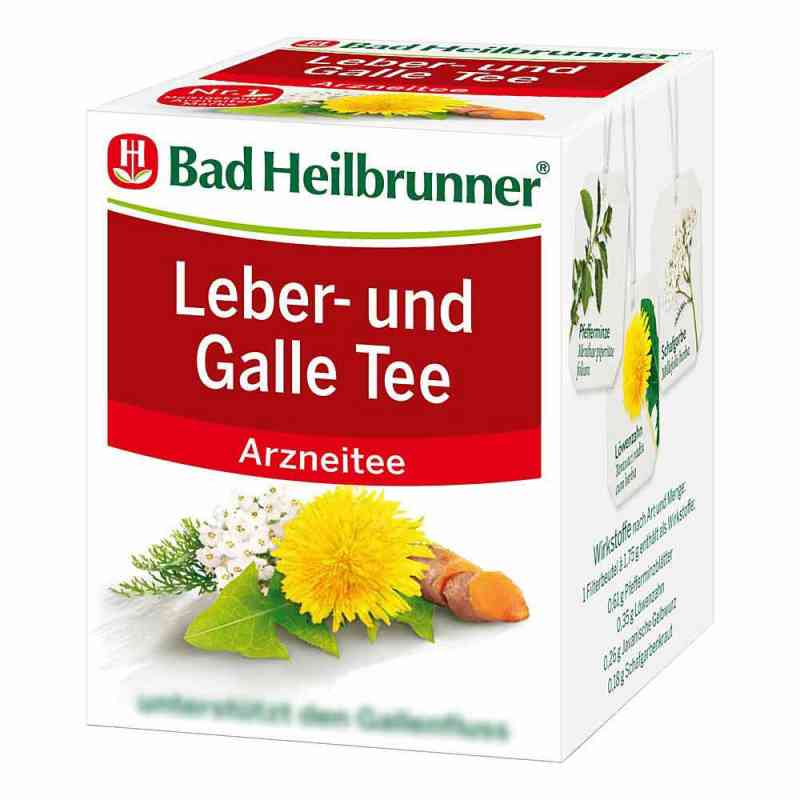 Bad Heilbrunner Tee Leber und Galle Filterbeutel 8X1.75 g von Bad Heilbrunner Naturheilm.GmbH&Co.KG PZN 04250998