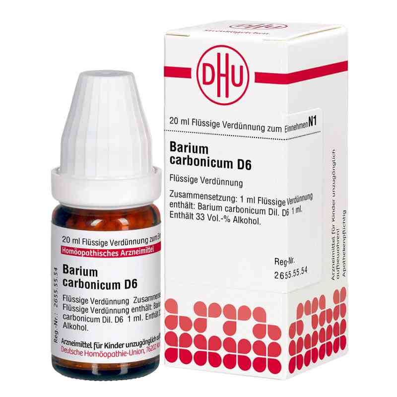 Barium Carbonicum D6 Dilution 20 ml von DHU-Arzneimittel GmbH & Co. KG PZN 02894384